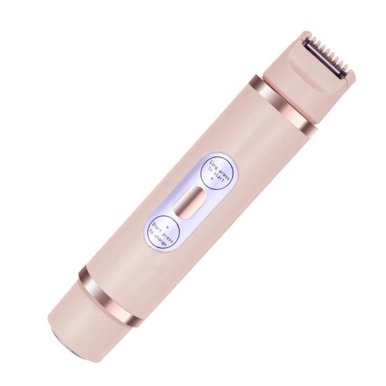 Женская электробритва USB перезаряжаемая двойная головка IPX7 водонепроницаемая портативная для лица, тела, зоны бикини, рук, ног, эпилятор, бритва, триммер