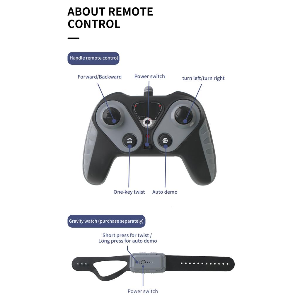 Remote Control Stunt Car 2.4GHz Transforming Amphibious Remote Control Car Dual Mode Remote Control