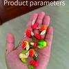 5pcs Color Random Oval Bobber Fishing Foam Float lure Buoys Walleye Spin Float Bait Trout Strike Indicator Foam Float lure