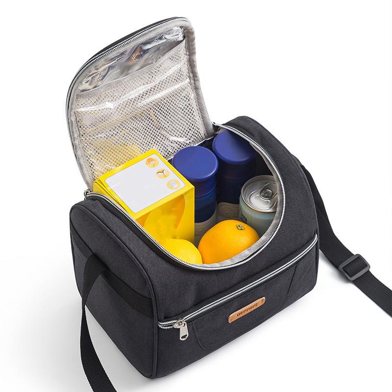 Новая Мода Однотонные Сумки-Тоут Холодильники для Женщин и Мужчин Школа Офис Портативные Наплечные Изоляционные Сумки для Ланча