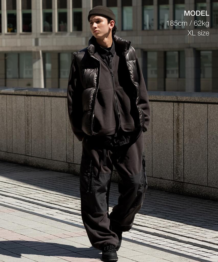 Musinsa Standard [City Leisure] Polar Fleece V-Neck Jacket [Grey]