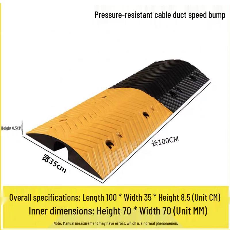 Indoor/Outdoor Cable Protection Rubber Trunking Speed Bump