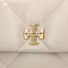 TORY BURCH Kira Gold Hardware Diamond Quilted Calf Leather Crossbody Shoulder Bag Small Women's Beige 154706-251