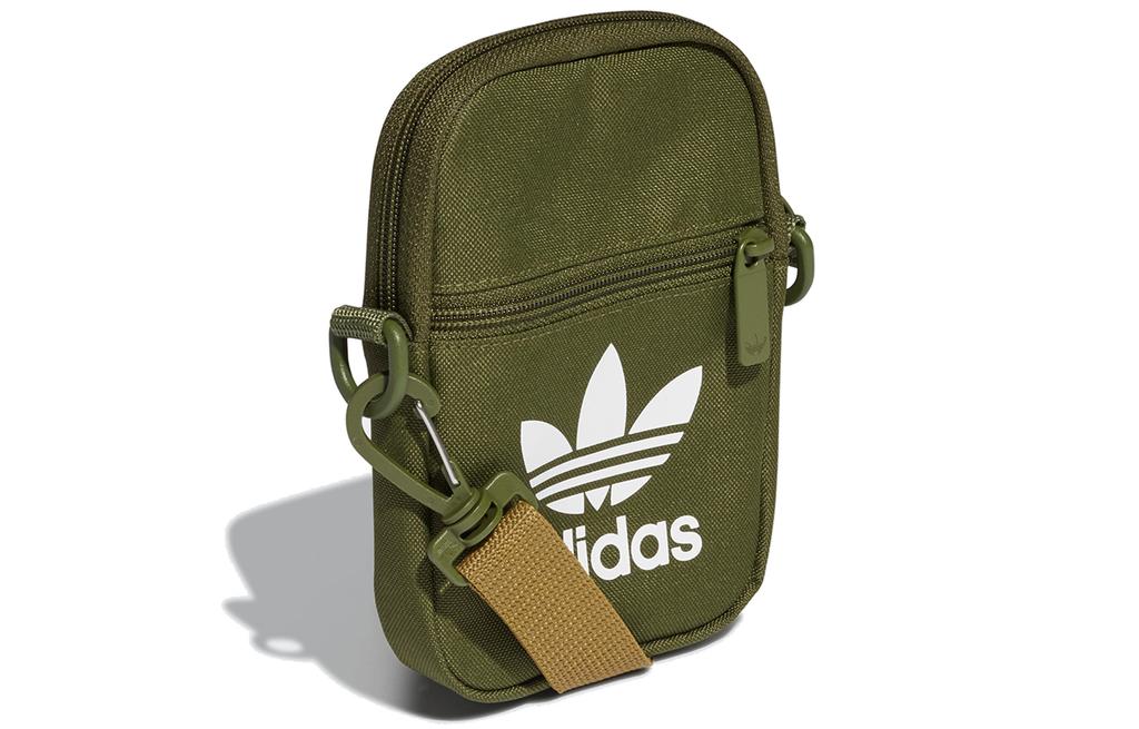 adidas Оригинальная сумка через плечо из полиэстера Regular Унисекс Зеленая GN5462