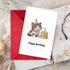 10 Cartoon Birthday Card Envelopes Set With A Variety Of Creative Birthday Greeting Cards