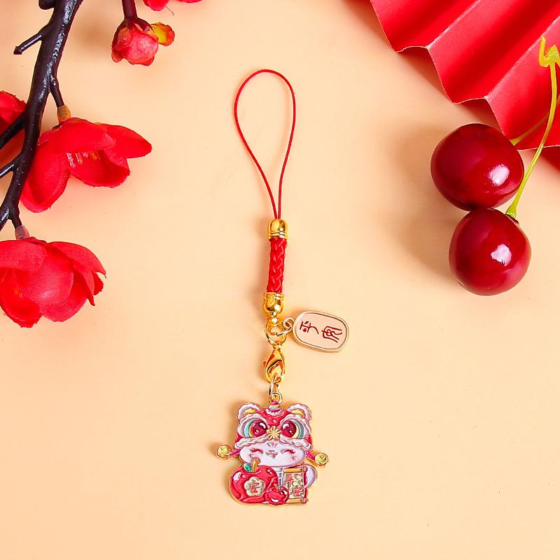 Милый мультфильм китайский Новый год зодиак змея брелок год змеи счастливый брелок подвески сумка подвеска украшение подарки