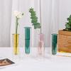 Glass Art Hydroponic Vase DIY Desktop Ornaments Test Tube Shape Flower Arrangement Home Decorations