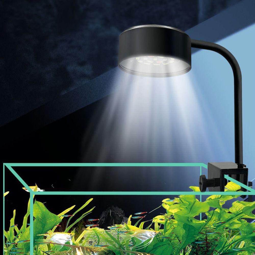 90 Degree Bend Fish Tank Clip Lamp 3 Color Modes LED Aquarium Light Aquarium Accessories