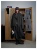 Trendy Unisex Retro Washed Metal Bit Workwear Jacket - Winter Stand Collar Cotton Coat