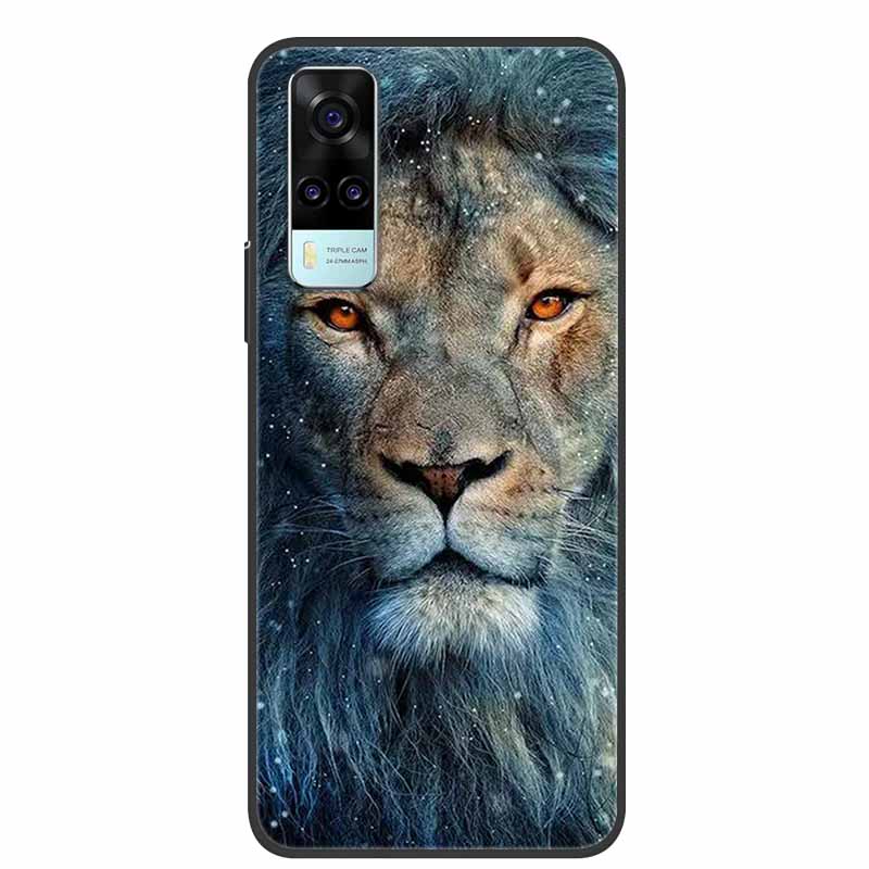 Чехол для vivo Y31 2021 Ударопрочный Мягкий силикон ТПУ Задняя крышка Для Vivo Y53S 4G Y31 2021 Y 31 Чехол V2036 Чехол для телефона Милый мультяшный