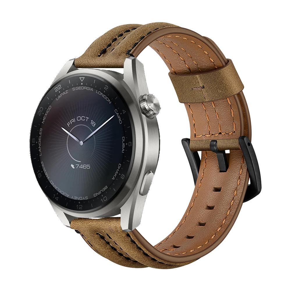 Ремешок для HUAWEI WATCH 3 46мм Band GT 2 Pro GT2 Кожаный ремешок Для HONOR MagicWatch 2 Браслет Замена Аксессуары