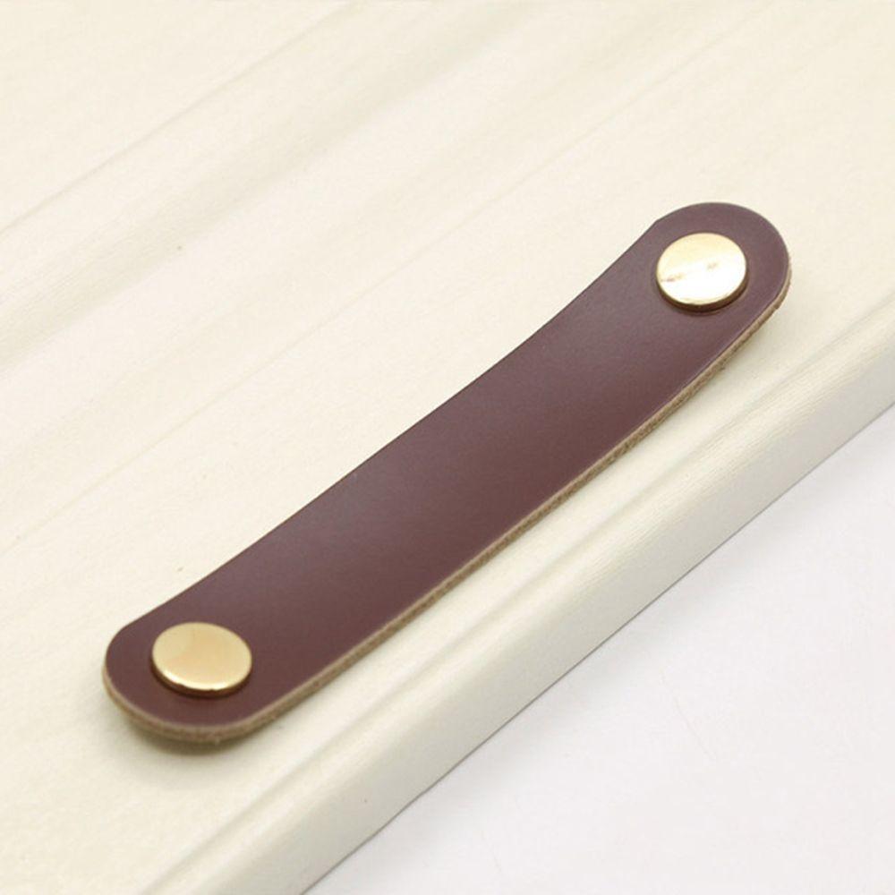 Кухонный шкаф Фурнитура для шкафа Мягкие ручки для ящиков Мебельные ручки Кожаные ручки Дверные ручки