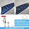 Для BMW X3 F25 2011-2017 Для X4 F26 2014-2017 Аксессуары Интерьер Панель приборов Выход для передачи Полный набор Комплект Наклейка-чехол из углеродного волокна