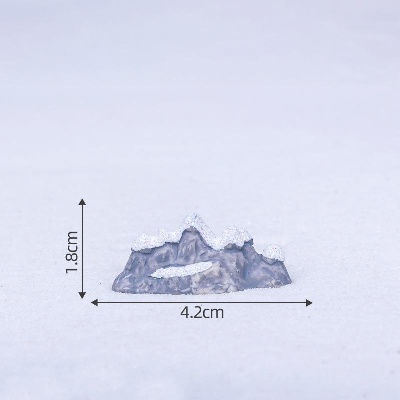 Micro-landscape Jiangnan Snow Scene Sand Table Pavilion Bridge GateRockery Landscaping Materials Decorations, Accessories, Small Ornaments