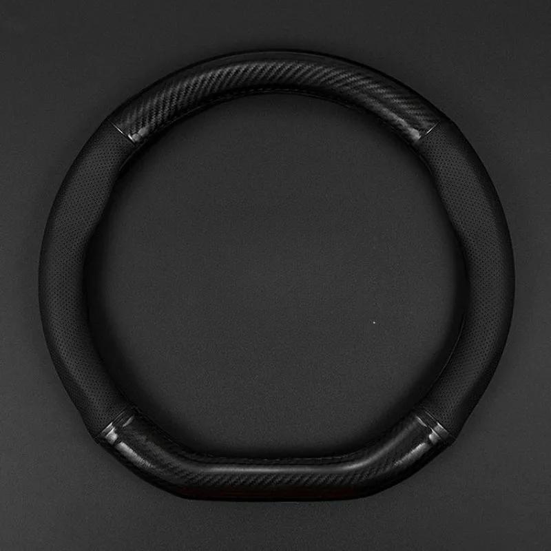 For MG4 EV -2024 Steering Wheel Cover Non-Slip Breathable Grip Wrap for Safe Daily Driving Waterproof