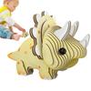 Three-dimensional 3D Cardboard Dinosaur Puzzle Dinosaur Animal Model Toy  Kindergarten