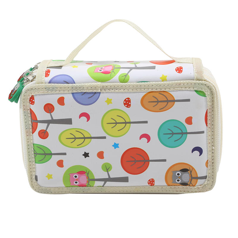 Многосекционный красочный студенческий пенал-бокс для карандашей и маркеров большой вместимости, для эскизов и рисования, для кистей, канцелярский