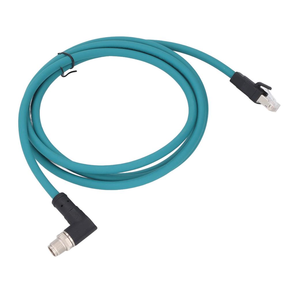 Кабель Ethernet CAT6A M12 8-контактный разъем X Code на RJ45 Male экранированный шнур IP67 водонепроницаемый 2 метра W