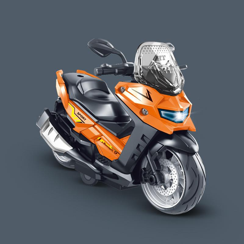 Childrens Plastic Motorcycle Model With Sound Light Music For Sensory And Motor Skills