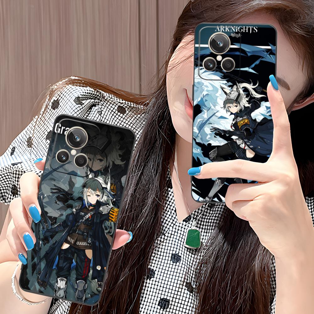 Чехол для мобильного телефона Arknights Grani Матовый ТПУ для Realme GT 8 Neo Pro C75 73 71 C67 65 C55 53 C35 31 C20 15 Цветная крышка