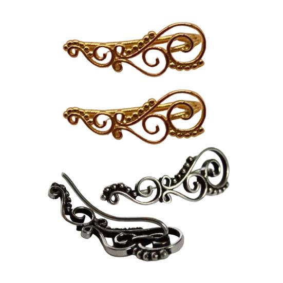 1/2шт металлические серьги-криперы регулируемая форма уха гипоаллергенный дизайн феникс символизирует возрождение серьги-точки