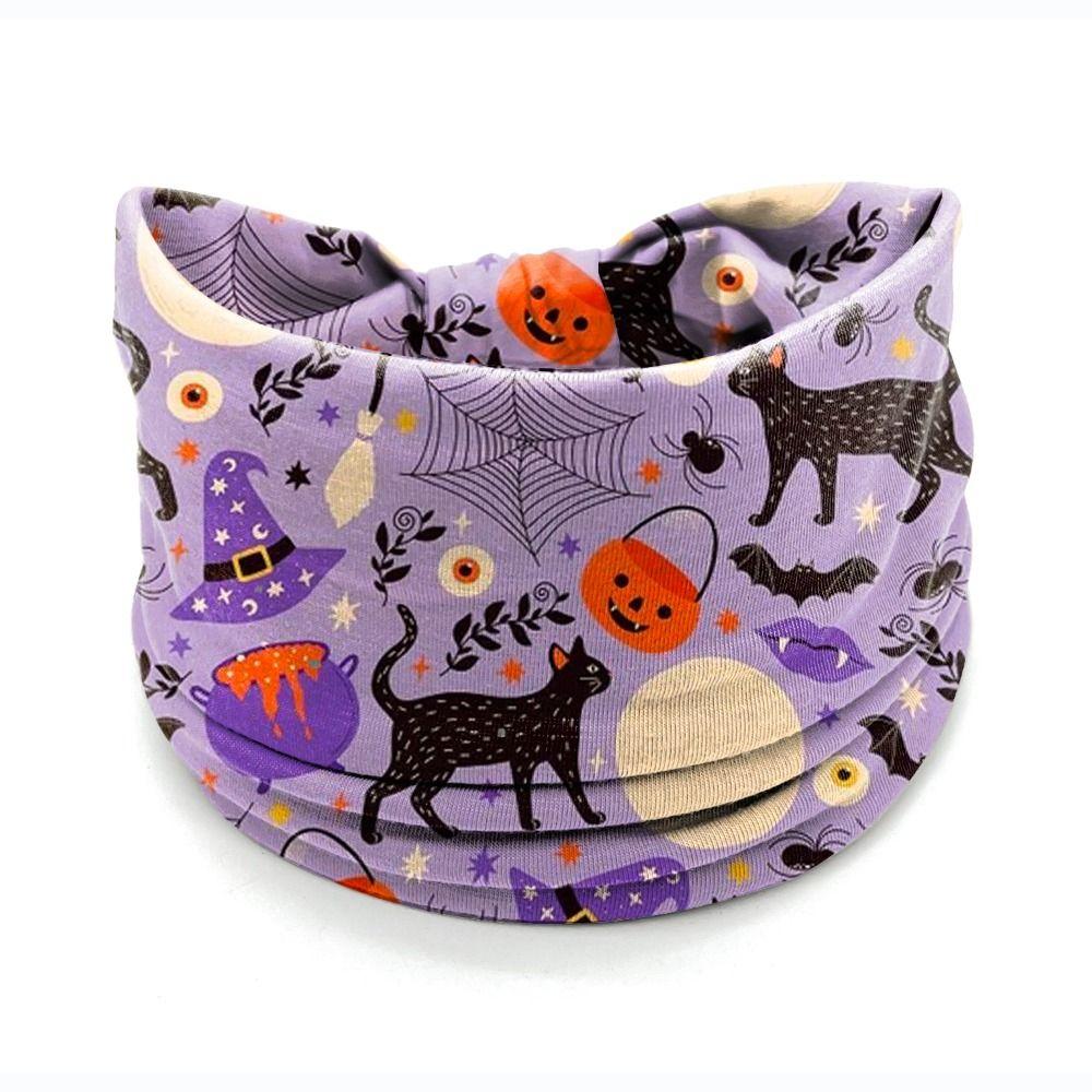 Эластичные широкие повязки на голову, винтажный головной платок с узлом, новый шарф для волос для девочек