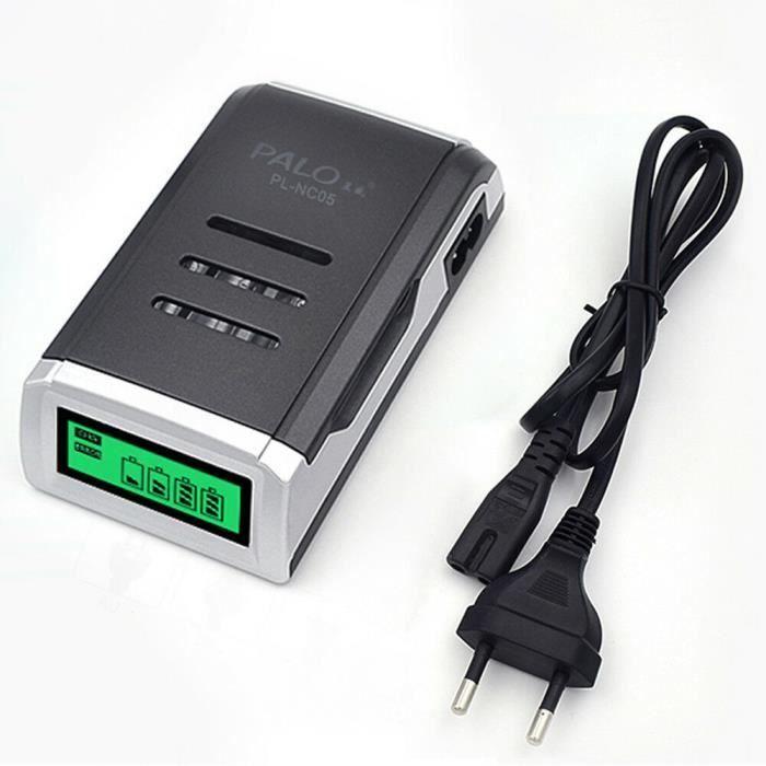 Chargeur de Pile - ZEEPIN - NC05 - LCD - 4 Emplacements - NiCd NiMh