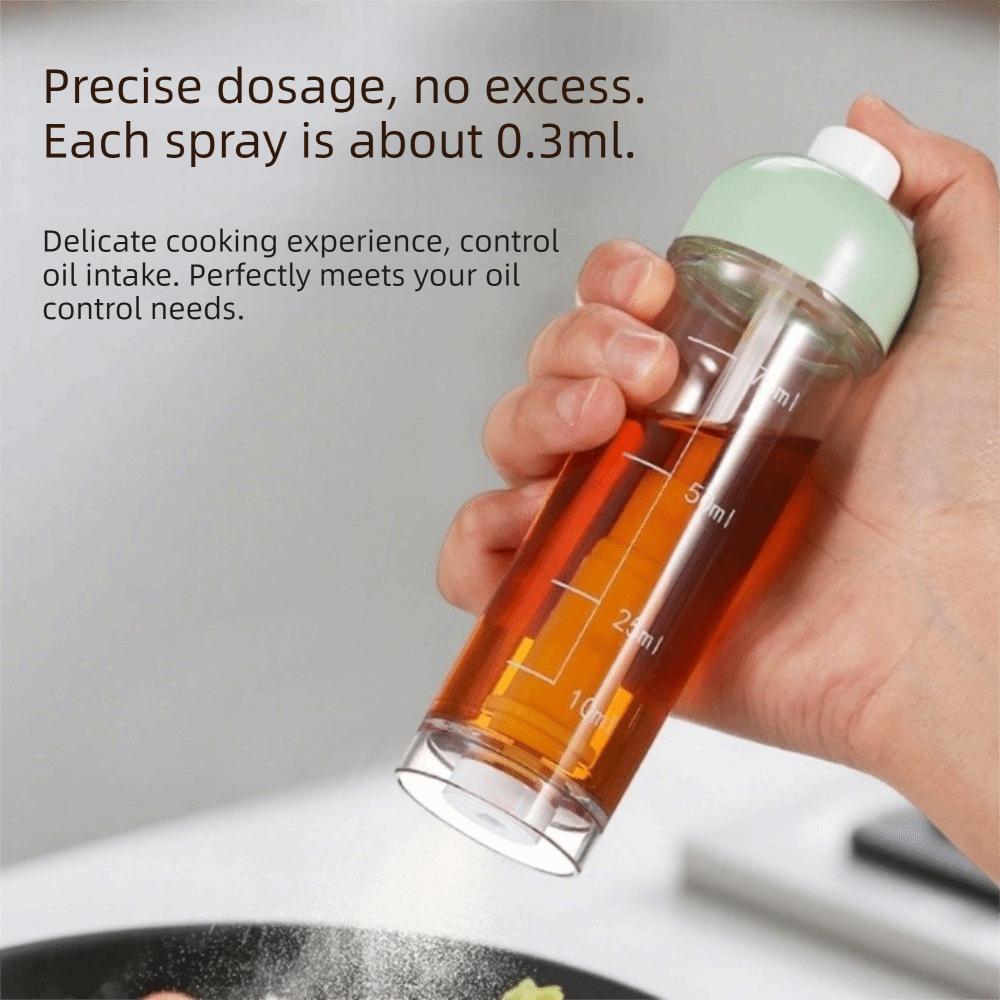 100ML Press Oil Sprayer Plastic Cooking Oil Dispenser Portable Down-Spray Oil Bottle Salad Making