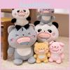 Cat Plush Panda Stuffed Animal Toy With Pp Cotton Fill Cute Companion Decor For
