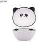 Cartoon Animal Shaped Ceramic Bowl Cute Breakfast Bowl Oat Bowl Yogurt Bowls Rice Bowls Soup Bowls Household Creative Tableware