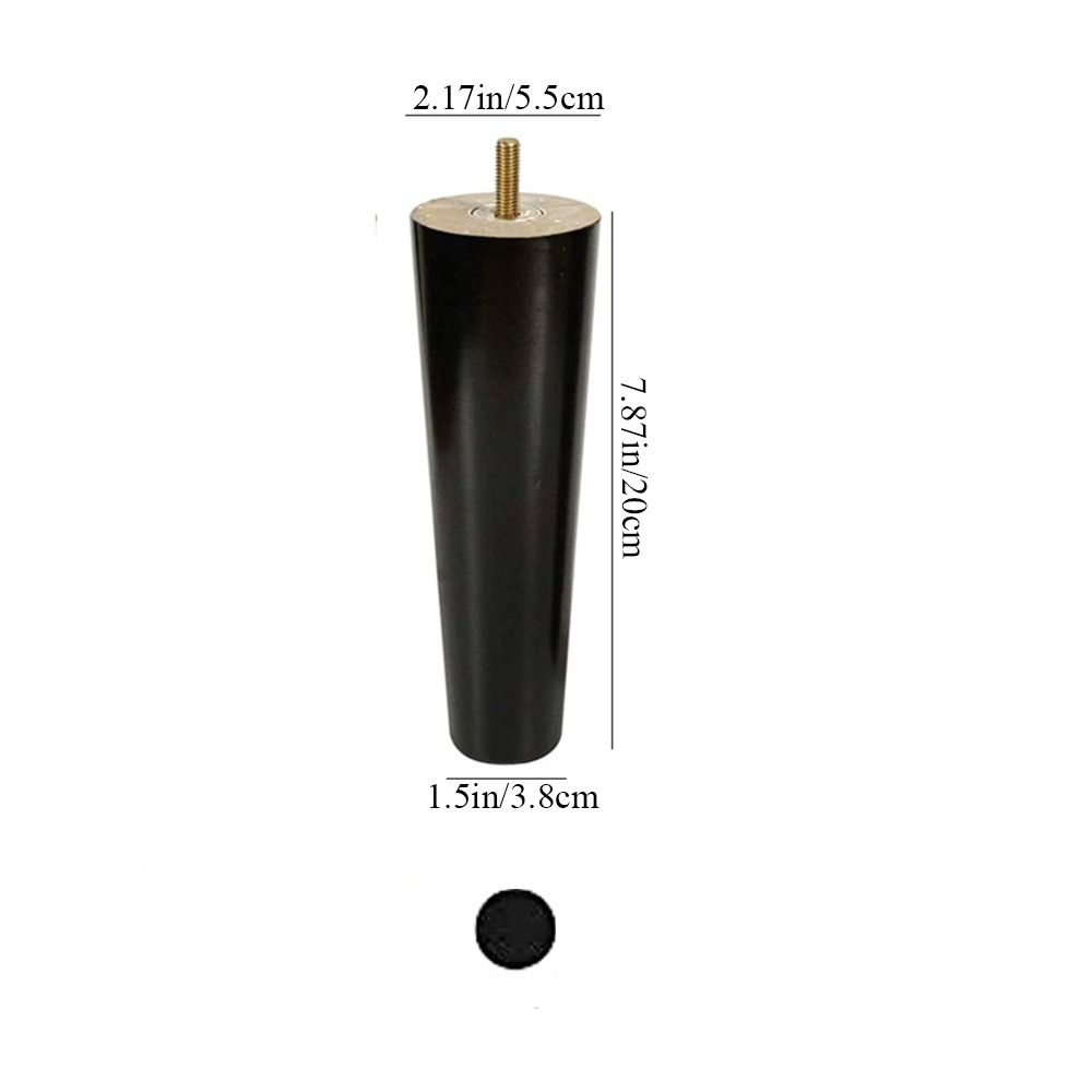 Conical Replacement TV Cabinet Chair Durable Sofa Leg Furniture Leg Table Feet for Coffee Table