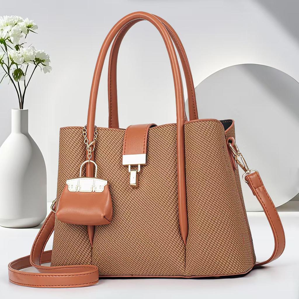 Новая сумка с подвеской Splicing, модная, темпераментная, универсальная сумка-тоут, высококачественная, большая вместимость, сумка через плечо на одно плечо