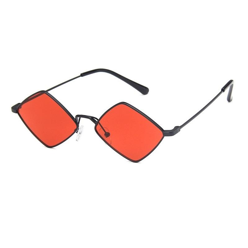 Солнцезащитные очки Trend Polygon для женщин, нерегулярные ромбы, винтажные сплавы, маленькая оправа, солнцезащитные очки для мужчин, ретро-очки, женские очки