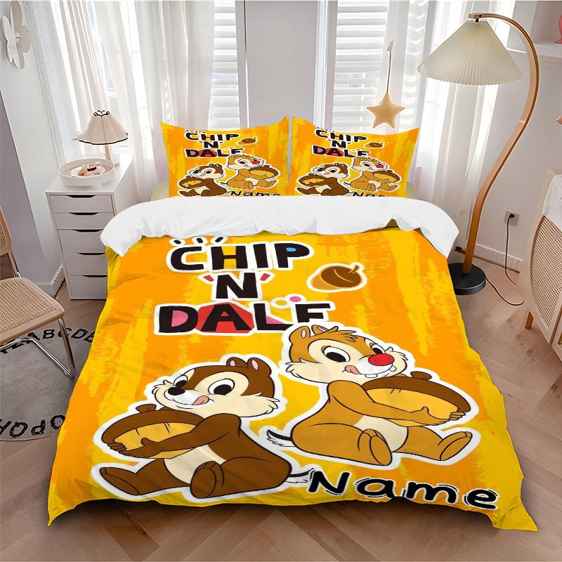 Custom Textile Autumn Friends Bedding 3 Piece Set HD Print Duvet Cover Pillowcases for Teens Adult Bedroom Decoration