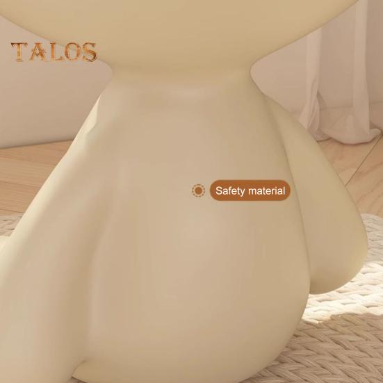 Flat Head Coffee Table with Storage Compartment Round End Table Bedroom Kitchen Living Room Small Space Sofa Bedside Nightstand Side Desk