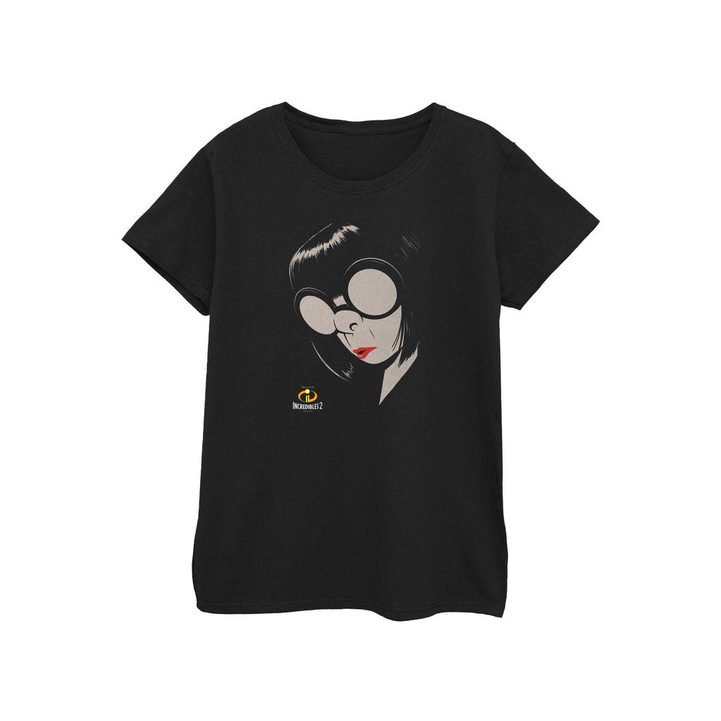 Disney Womens/Ladies The Incredibles Edna Cotton T-Shirt
