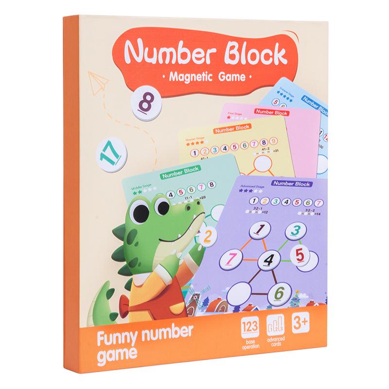 Математическая логическая головоломка: Монтессори Пособие для обучения сложению и вычитанию