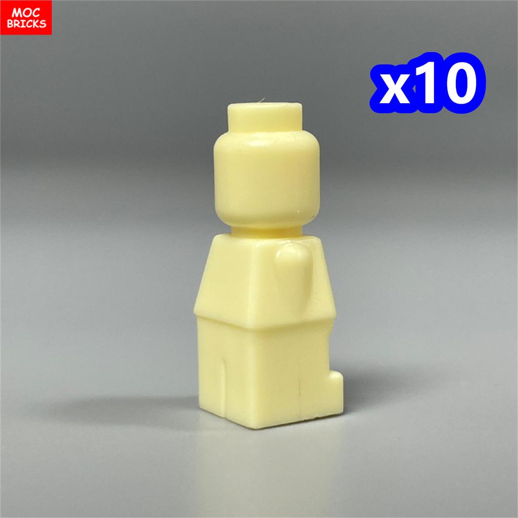10 шт. Детали MOC Микро Статуя Фигурка Тело Шахматная фигура 85863 16478 90398 Пустые Индивидуальные Непечатные Строительные Блоки Детские Игрушки