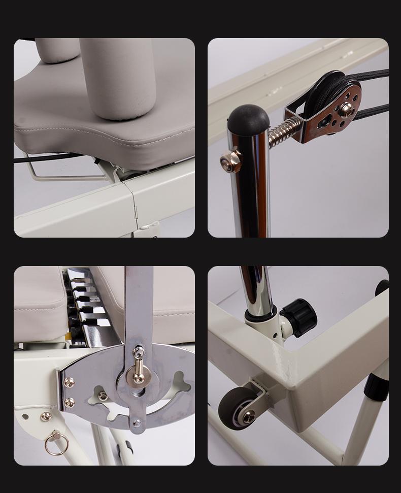 Большой складной пилатес-реформер Оборудование Основная йога-кровать Домашний фитнес Потеря веса Сталь АБС Стали Материал Машина для пилатеса