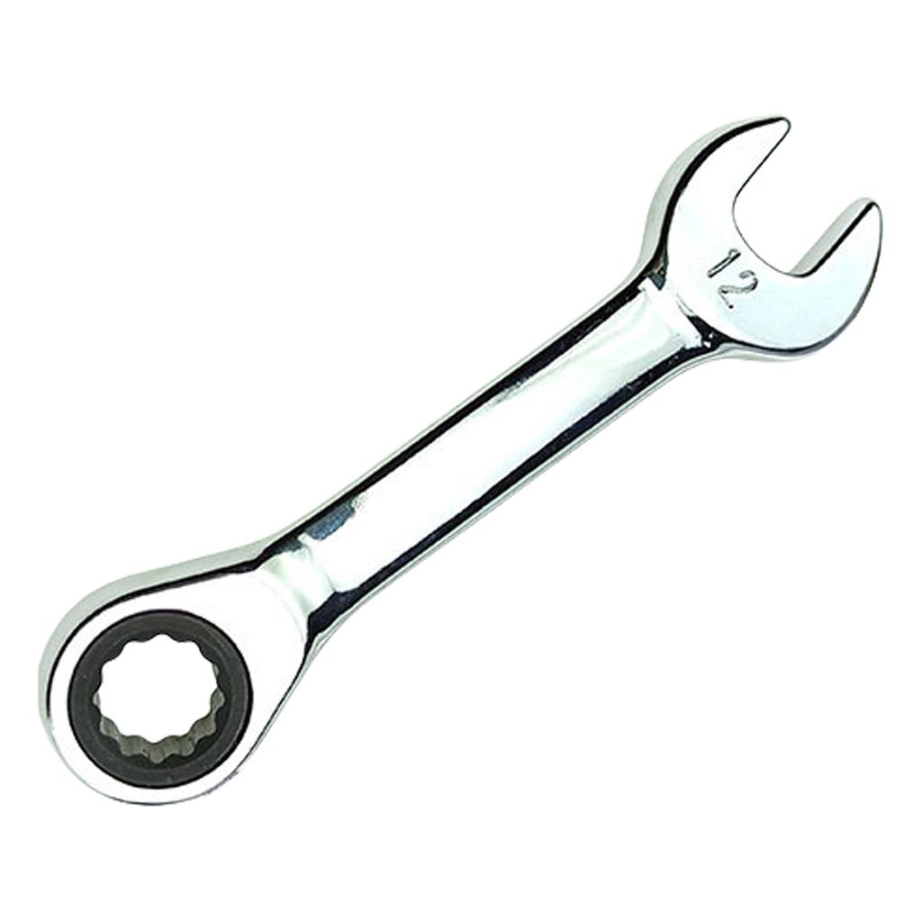 Short Handle Ratchet Wrench Reversible Combination Single Wrench 8-18mm Ratchet Socket Wrench Replacement Easy To Use