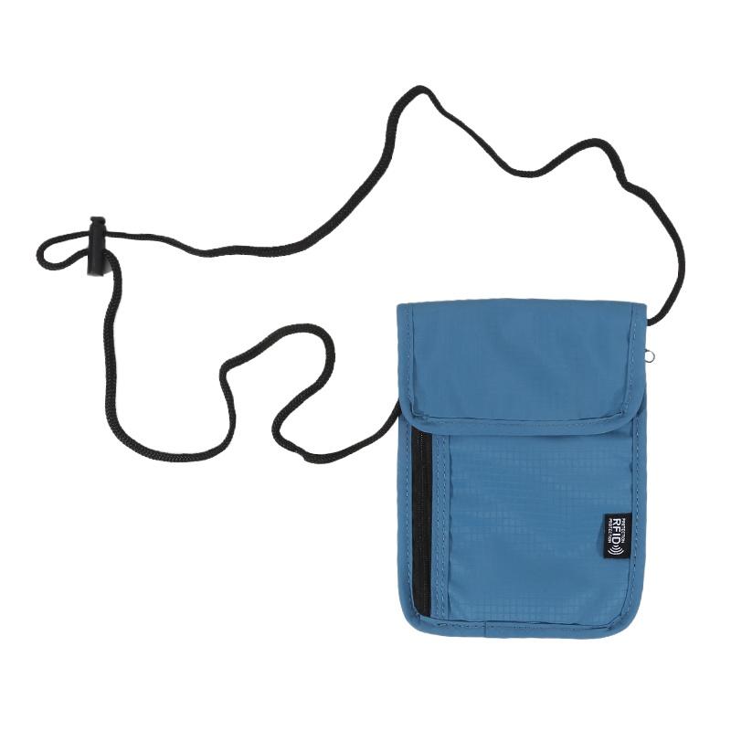 Водонепроницаемая нейлоновая сумка для хранения с RFID для путешествий Сумка для документов Паспорта Кошелек на шею Кошелек Деньги Карты Паспортная сумка