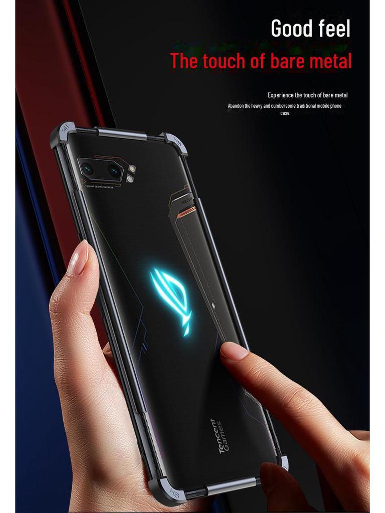 Чехол с металлическим каркасом для Asus ROG Phone 9 Pro и Zenfone 12 — индивидуальный дизайн без рамок