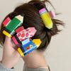 Cute Large Acrylic Pencil Design Hair Claw Clips for Women Girls Accessories Cartoon Sunflower Smile Ponytail Hairgrip New