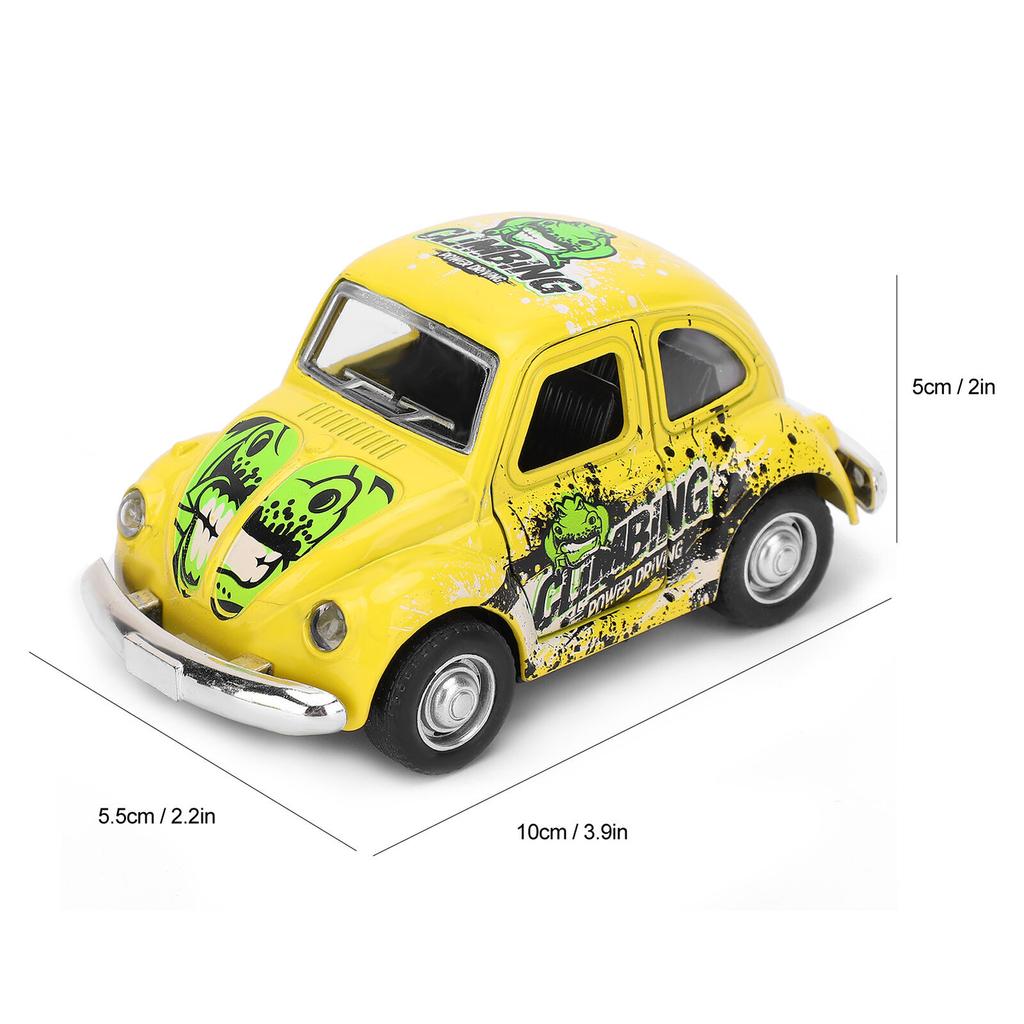 1/36 Alloy Miniature Car Toy Model Pull‑Back Children Vehicle Toy Model with Light Sound
