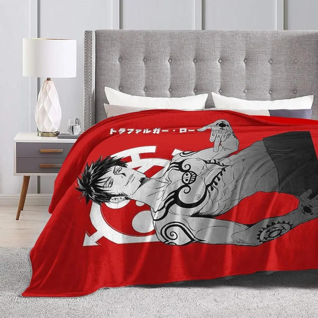 Одеяло Trafalgar Law, мягкое теплое фланелевое одеяло, плюшевое одеяло для кровати, гостиной, пикника, путешествия, домашнего дивана