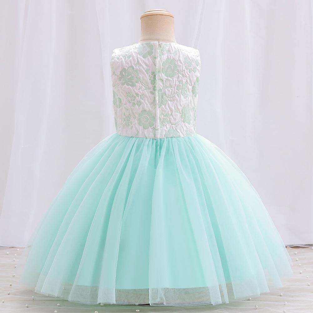 Girls Dresses Infant Weekly Dresses Vest Mesh Dresses - Princess Dresses Puffy Skirts Party and Banquet Dresses