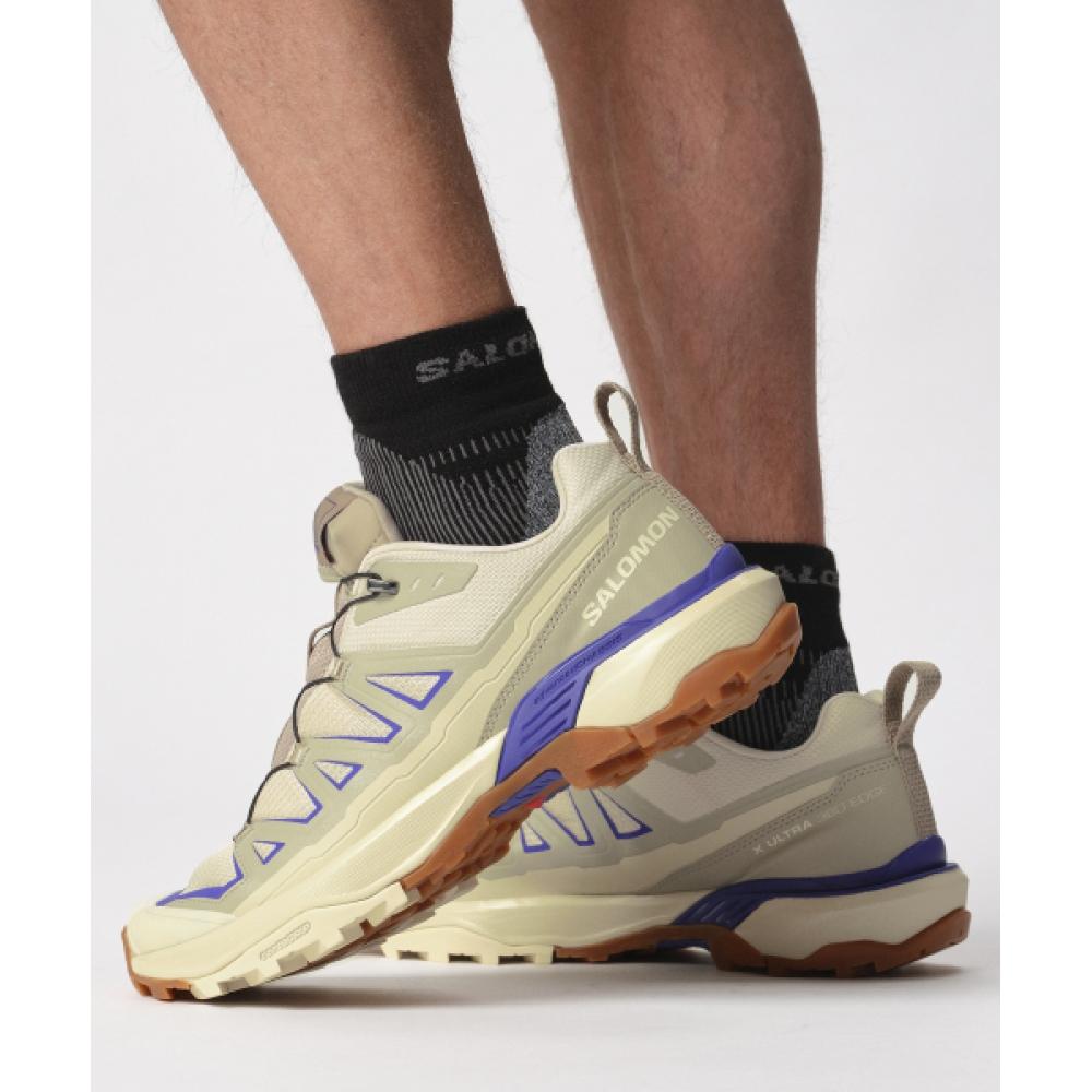 Salomon X Ultra 360 Edge миндального молочного цвета винтажного хаки спектрально-синего цвета L47526200