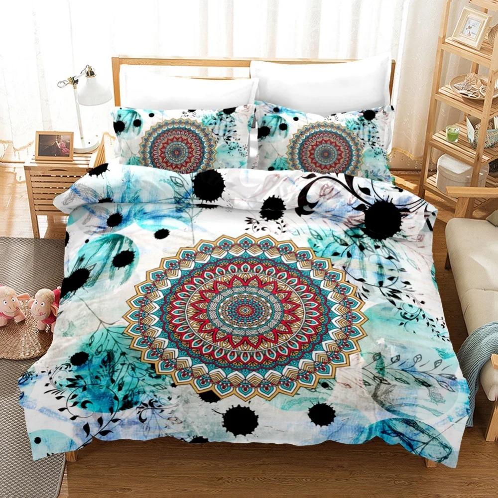 Luxury Bed Cover Sets Dream Catcher Super Soft Comfortable Bedding Set Super King Pillowcases Quilt Cover Boho Wholesale