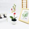 Potted Simulated Phalaenopsis Artificial Artificial Flower Desktop Ornament