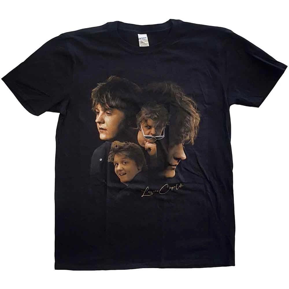 Lewis Capaldi T Shirt Photo Montage Logo Official Mens Black XL